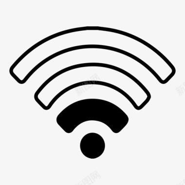 音量键低wifi互联网信号图标图标