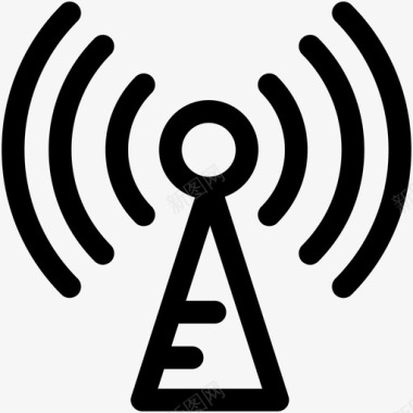 无线网信号wifi区域无线互联网无线保真度图标图标