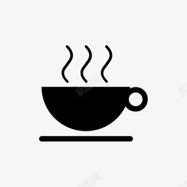 茶杯茶托图标图标