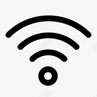 WiFi无线WiFi网络wifi信号连接互联网图标图标