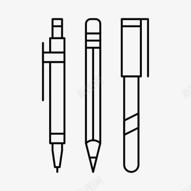 钢笔工具钢笔铅笔图标图标