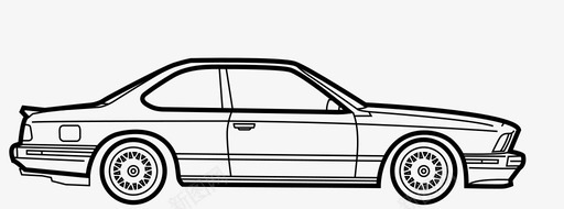 bmwm6coupe第一代汽车旧款图标图标