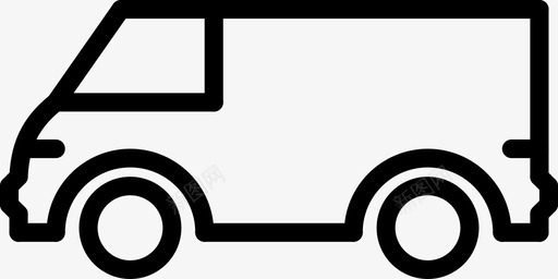 大货车运输旅行图标图标