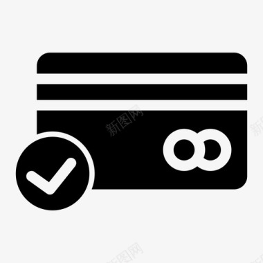 银行卡矢量素材银行卡审批刷卡交易安全资金图标图标