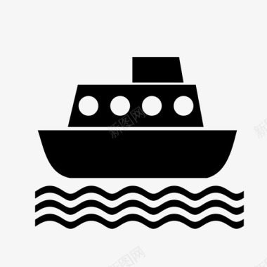 钓鱼applogo船帆海图标图标