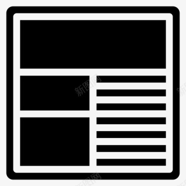 网站管理员网站模板博客布局图标图标