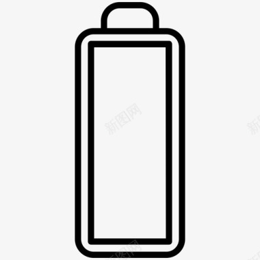 照片电池干电池空电池图标图标