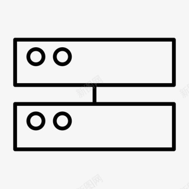 服务器数据存储备份硬盘图标图标