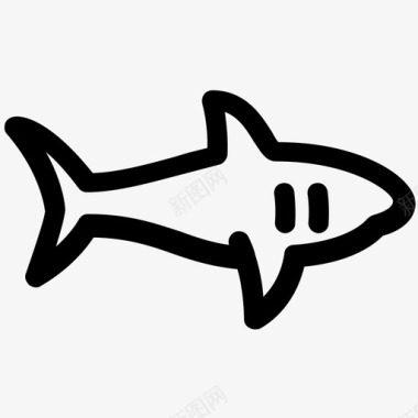 鲨鱼咬人牛鲨图标图标
