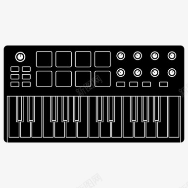 制作pptmidi合成器1akai图标图标