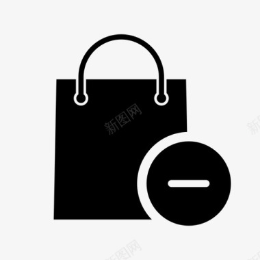 删除包减钱包图标图标