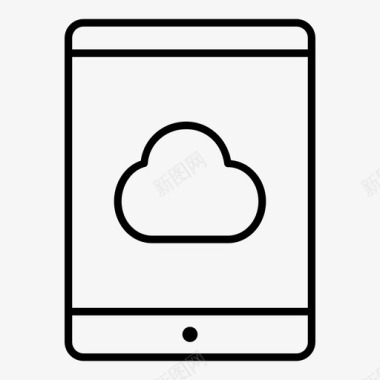 电脑显示框云pc平板电脑电脑平板电脑设备图标图标