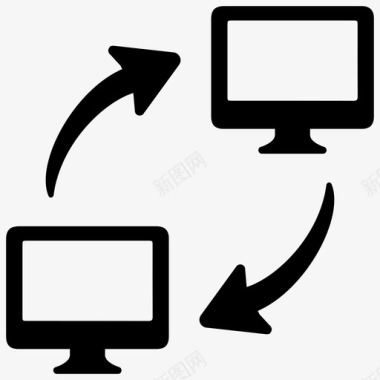 pc版数据共享数据存储网络共享图标图标