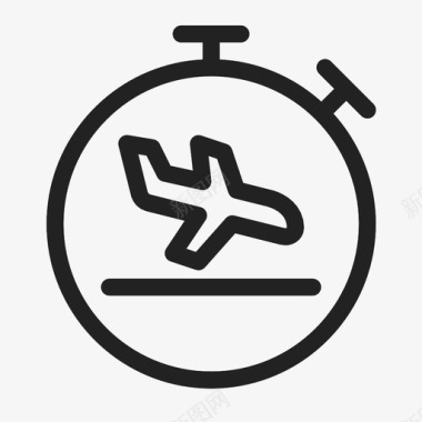 到达延误机场目的地图标图标