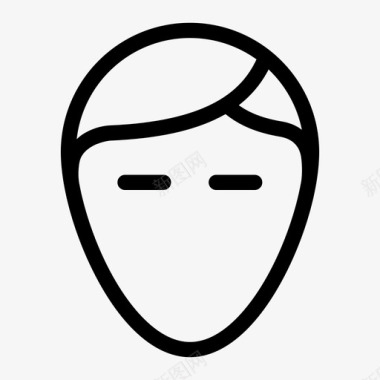 睡眠闭嘴表情图标图标
