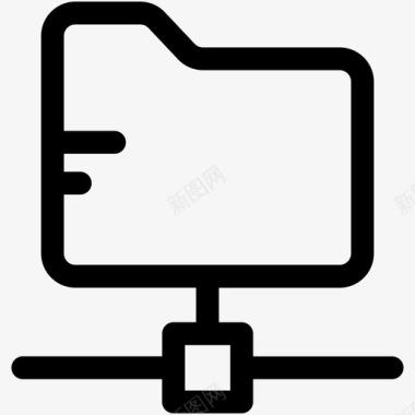 信息传输文件夹共享传输服务器存储图标图标