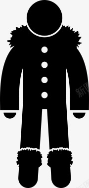 加拿大男装夹克冬季图标图标
