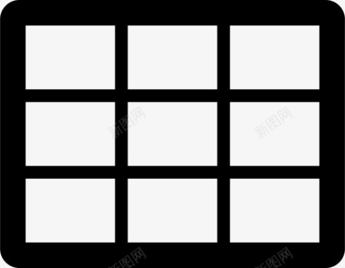 网格装置网格布局多重网格图标图标