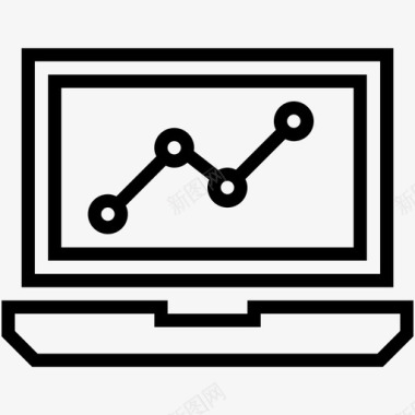 电脑图信息线图业务图笔记本电脑图标图标