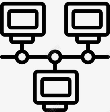 局域网网卡局域网浏览器营销图标图标