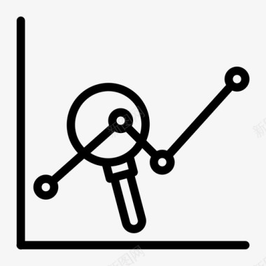 报告查询线分析检查线图图标图标