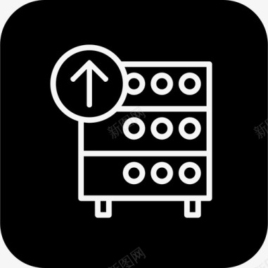 服务器数据库主机机架图标图标