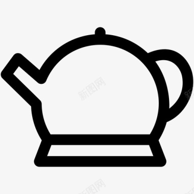采购产品茶壶茶壶餐具图标图标