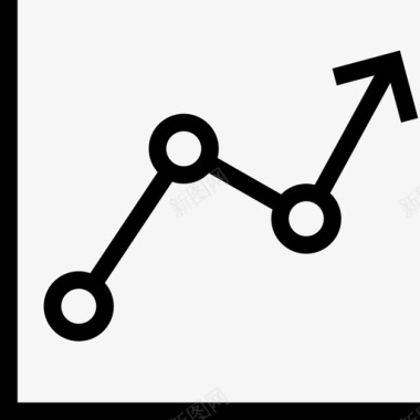 创意图表信息折线图分析数据图标图标