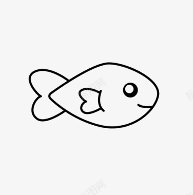 鱼可爱食物图标图标