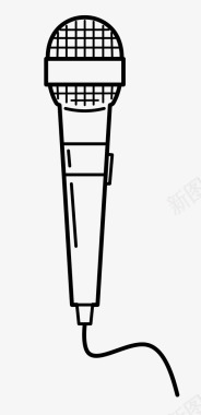 大声麦克风大声唱歌图标图标