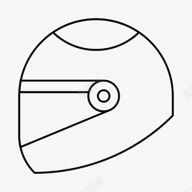 消防头盔摩托车头盔自行车运动图标图标