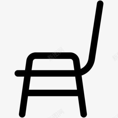学生椅教室椅电脑椅图标图标