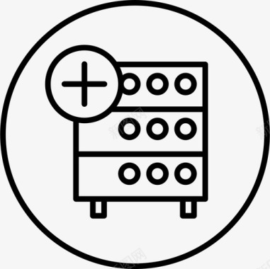 服务器数据库添加服务器图标图标