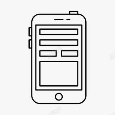 短信手机icon移动应用程序浏览器通信图标图标