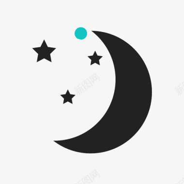 月光万圣节卫星图标图标