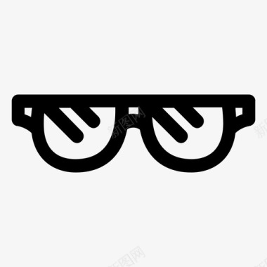 太阳镜眼睛眼镜图标图标