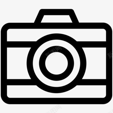 国外旅游摄影相机数码相机照相图标图标