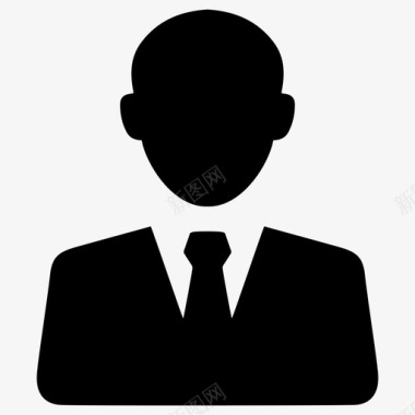终极商人化身办公室图标图标