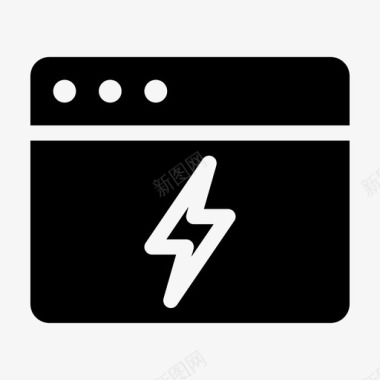 flash网站浏览器flash浏览器窗口lightning图标图标