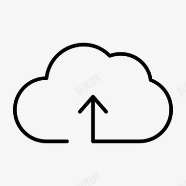 云传输云上传备份文件图标图标