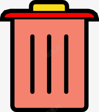 删除垃圾箱垃圾桶删除移除图标图标