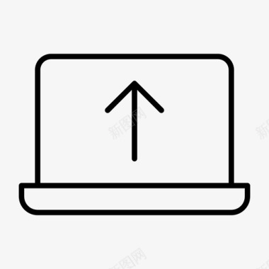 上传笔记本笔记本电脑屏幕macbook图标图标