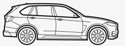 汽车宝马宝马x5第三代汽车宝马x5图标高清图片