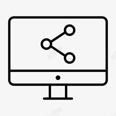 打卡机器共享计算机监视器dekstopimac图标图标