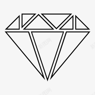 钻石辉煌宝石图标图标