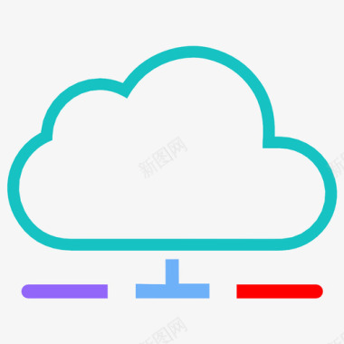 服务器云存储计算数据库图标图标