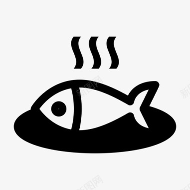 熟鱼食物饭菜图标图标