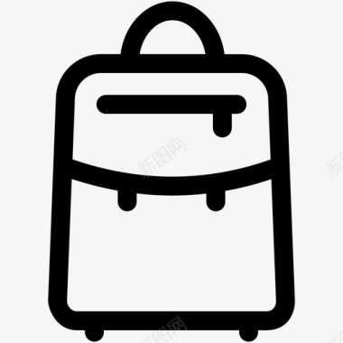 背包书包学习用品图标图标