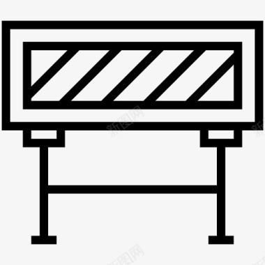 施工原材料护栏施工护栏道路护栏图标图标