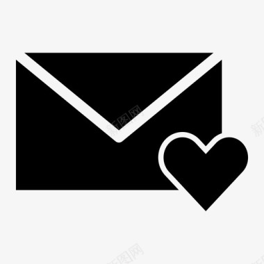 发送邮件喜欢电子邮件支票邮件信件图标图标